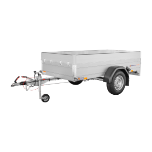 Remorque MC 205 133 1350 1C  205X133X40 PTC 1350Kg Avec Capot Couvercle