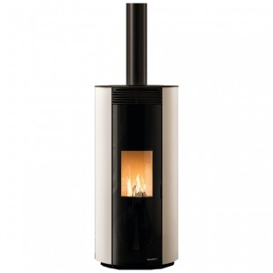Poêle à pellets "granulés" Palazzetti Ecofire EMILY 6 ou 9 Kw Noir ou Blanc