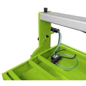 Scie à matériaux à tête coulissante ZIPPER ZI-FS250-1200 avec un disque diamanté de 250 mm