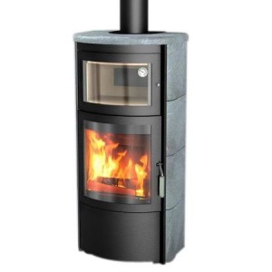 Poêle à bois Hark Roma Ecoplus Pierre Ollaire (Avec Four) 7KW