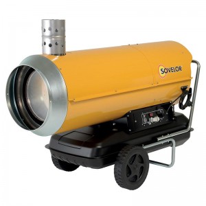 Canon à air chaud "combustion indirecte" HPV 85